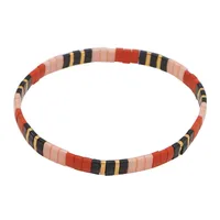 Rainbow Style Fashion Beach Bohemian Bracelet Imported Tila Beaded Jewelry Wholesale Nihaowholesale sku image 5