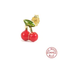 1 Piece 925 Sterling Silver Flower Ear Studs sku image 1