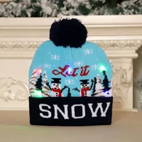 Christmas Decorations Adult Children's Glowing Knit Cap Nhmv155588 sku image 12
