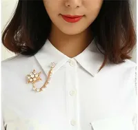 Fashion Flower Alloy Plating Artificial Pearls Women's Brooches main image 2