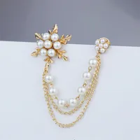 Fashion Flower Alloy Plating Artificial Pearls Women's Brooches main image 5