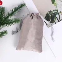 Fashion Solid Color Cloth Jewelry Packaging Bags sku image 4
