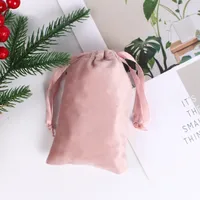 Fashion Solid Color Cloth Jewelry Packaging Bags sku image 19