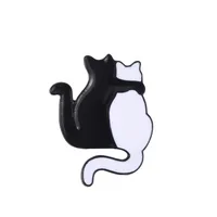 Cute Cat Alloy Stoving Varnish Unisex Brooches sku image 2