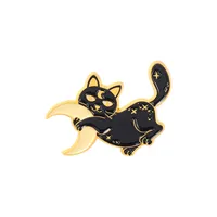 Cartoon Style Cat Alloy Plating Unisex Brooches sku image 8