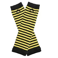 Women's Fashion Stripe Knitted Fabric Arm Sleeves sku image 18