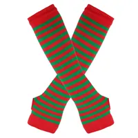 Women's Fashion Stripe Knitted Fabric Arm Sleeves sku image 17