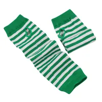Women's Fashion Stripe Knitted Fabric Arm Sleeves sku image 12