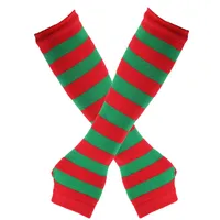 Women's Fashion Stripe Knitted Fabric Arm Sleeves sku image 40