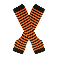 Women's Fashion Stripe Knitted Fabric Arm Sleeves sku image 11