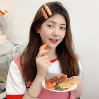 Cute Food Alloy Resin Hair Clip 1 Piece main image 3
