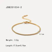 Simple Style Geometric Gold Plated Necklace sku image 2