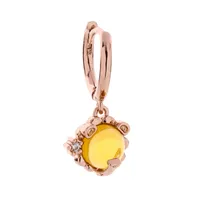 Fashion Animal Head Earrings Copper Plated Lion Puppy Cat Earrings Wholesale sku image 29