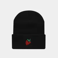 Unisex Simple Style Fruit Flower Crimping Wool Cap sku image 5