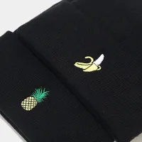 Unisex Simple Style Fruit Flower Crimping Wool Cap main image 4