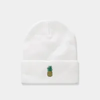 Unisex Simple Style Fruit Flower Crimping Wool Cap sku image 4