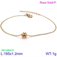 Wholesale Jewelry Simple Style Korean Style Animal Paw Print Titanium Steel 18K Gold Plated Plating Bracelets Earrings Necklace sku image 10