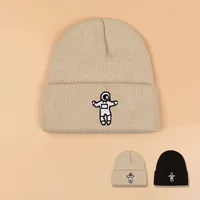 Unisex Fashion Astronaut Crimping Wool Cap main image 1