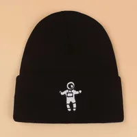Unisex Fashion Astronaut Crimping Wool Cap sku image 1