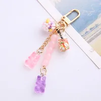 Cute Bear Resin Metal Women's Bag Pendant Keychain main image 2