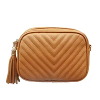 Women's Small Pu Leather Solid Color Fashion Square Zipper Crossbody Bag main image 5