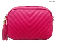 Women's Small Pu Leather Solid Color Fashion Square Zipper Crossbody Bag sku image 5