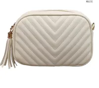 Women's Small Pu Leather Solid Color Fashion Square Zipper Crossbody Bag sku image 6