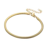 Fashion Geometric Titanium Steel 18K Gold Plated Bracelets In Bulk sku image 12