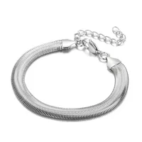 Fashion Geometric Titanium Steel 18K Gold Plated Bracelets In Bulk sku image 10