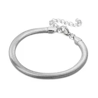 Fashion Geometric Titanium Steel 18K Gold Plated Bracelets In Bulk sku image 3