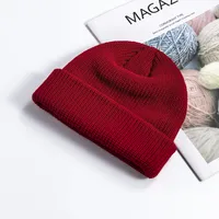 Unisex Simple Style Solid Color Crimping Wool Cap sku image 4