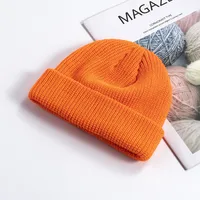 Unisex Simple Style Solid Color Crimping Wool Cap sku image 14