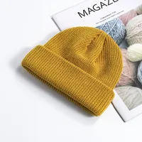 Unisex Simple Style Solid Color Crimping Wool Cap sku image 13