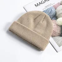 Unisex Simple Style Solid Color Crimping Wool Cap sku image 16