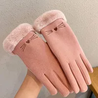 Women's Simple Style Solid Color Velvet Polyester Gloves 1 Pair sku image 28