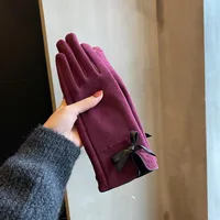 Women's Simple Style Solid Color Velvet Polyester Gloves 1 Pair sku image 10
