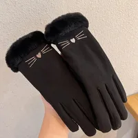 Women's Simple Style Solid Color Velvet Polyester Gloves 1 Pair sku image 29