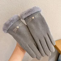 Women's Simple Style Solid Color Velvet Polyester Gloves 1 Pair sku image 25