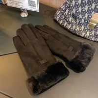 Women's Simple Style Solid Color Velvet Polyester Gloves 1 Pair sku image 32