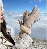 Women's Simple Style Solid Color Velvet Polyester Gloves 1 Pair main image 3