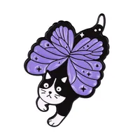 Cute Cat Alloy Stoving Varnish Unisex Brooches sku image 17