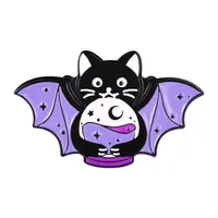 Cute Cat Alloy Stoving Varnish Unisex Brooches sku image 18