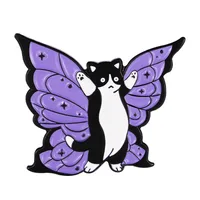 Cute Cat Alloy Stoving Varnish Unisex Brooches sku image 16