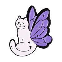 Cute Cat Alloy Stoving Varnish Unisex Brooches sku image 15