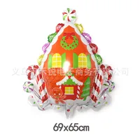 Christmas Christmas Tree Santa Claus Snowman Aluminum Film Party Balloon sku image 22