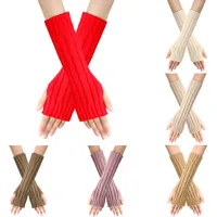 Women's Fashion Solid Color Polyacrylonitrile Fiber Gloves 1 Pair main image 4