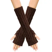 Women's Fashion Solid Color Polyacrylonitrile Fiber Gloves 1 Pair sku image 9