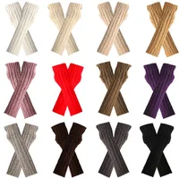 Women's Fashion Solid Color Polyacrylonitrile Fiber Gloves 1 Pair main image 1