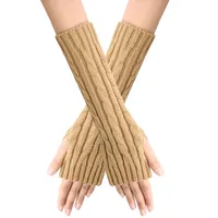 Women's Fashion Solid Color Polyacrylonitrile Fiber Gloves 1 Pair sku image 12