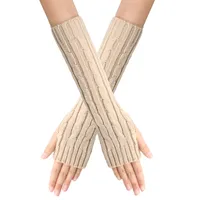 Women's Fashion Solid Color Polyacrylonitrile Fiber Gloves 1 Pair sku image 11